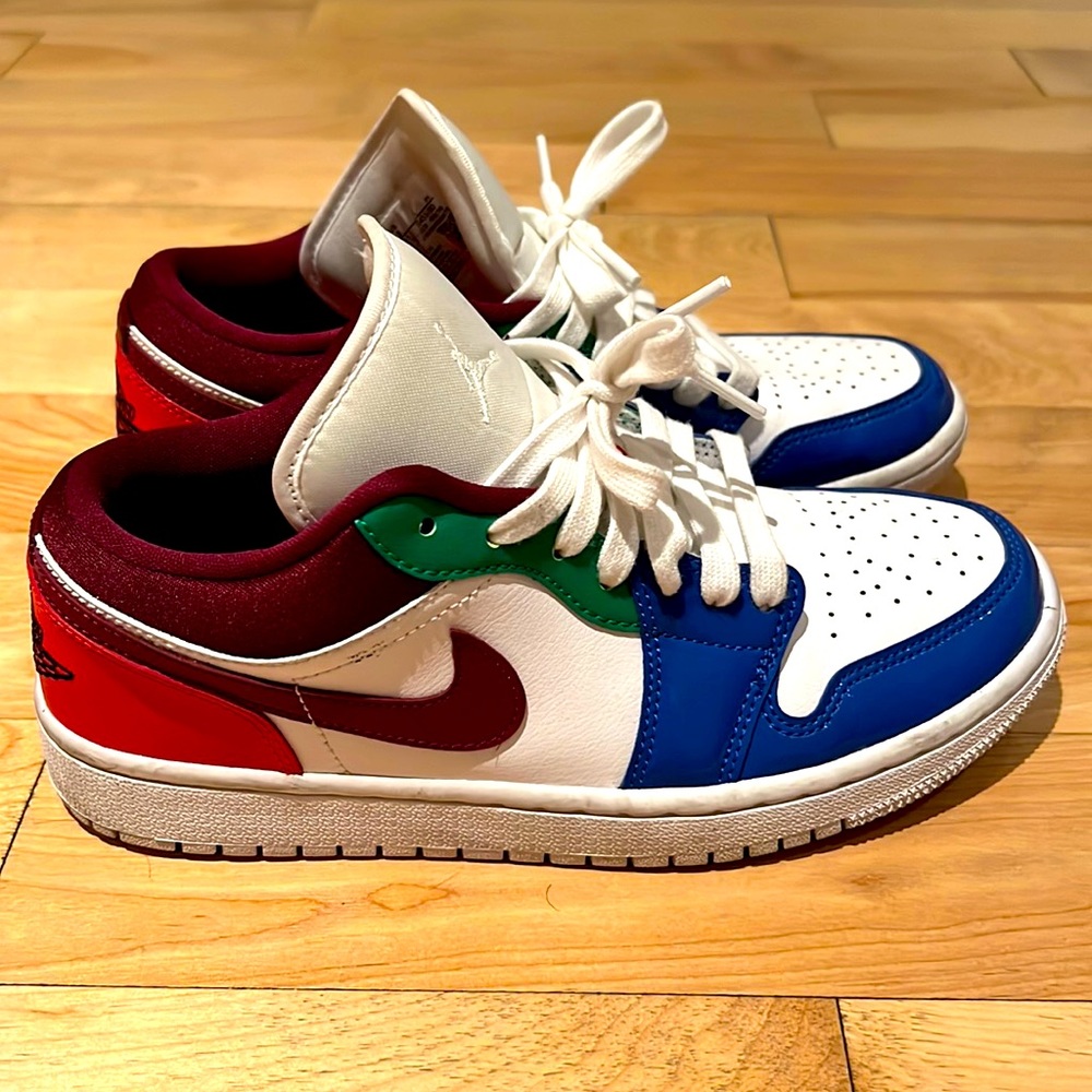 Air Jordan 1 Low Blue Red Women’s Size 8
